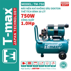 Máy nén khí không dầu Tmax TM 750 - 30 L 1 HP 